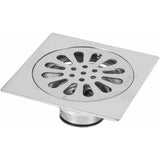 Darrahopens Home & Garden > Bathroom Accessories > Shower Accessories Thick Stainless Steel Floor Drain Anti-odor Square Shower Drain for Bathroom 100 100mm (Style : 3)