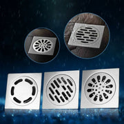 Darrahopens Home & Garden > Bathroom Accessories > Shower Accessories Thick Stainless Steel Floor Drain Anti-odor Square Shower Drain for Bathroom 100 100mm (Style : 3)