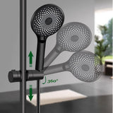 Darrahopens Home & Garden > Bathroom Accessories > Shower Accessories Universal slide piece, 25 mm Shower Rod Fit hand shower holder, ABS material, G1/2 Thread, 360 Degree Rotation, Matte Black/Chrome Finish Options In Australia - Darrahopens