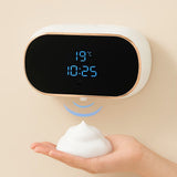 Darrahopens Home & Garden > Bathroom Accessories > Shower Accessories Upgraded Infrared Sensing, Extra-Large Battery for Extended Usage, Three-Level Foam Volume Adjustment, Ultra-Fine Foam Hand Soap Dispenser（black）