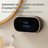 Darrahopens Home & Garden > Bathroom Accessories > Shower Accessories Upgraded Infrared Sensing, Extra-Large Battery for Extended Usage, Three-Level Foam Volume Adjustment, Ultra-Fine Foam Hand Soap Dispenser（black）