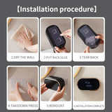 Darrahopens Home & Garden > Bathroom Accessories > Shower Accessories Upgraded Infrared Sensing, Extra-Large Battery for Extended Usage, Three-Level Foam Volume Adjustment, Ultra-Fine Foam Hand Soap Dispenser（black）