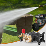 Darrahopens Home & Garden > Bathroom Accessories > Shower Accessories VEVOR Pressure Washer Pump, 1" Shaft Horizontal Triplex Plunger, 4000 PSI, 4.0GPM, Replacement Power Washer Pumps Kit with Hardware, Compatible with Simpson MorFlex 40224, 40225, 40226, Santoprene