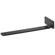 Darrahopens Home & Garden > Bathroom Accessories > Shower Accessories VEVOR Shelf Bracket, 31cmL x 10cmW x 4.5cmH 6 Pcs, Heavy Duty Floating Shelf Brackets, Brackets for Shelves, 5mm Thick Matte Black L Shelf Bracket,Steel Shelving Brackets with 72.6 kg Load Capacity