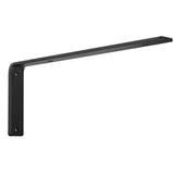Darrahopens Home & Garden > Bathroom Accessories > Shower Accessories VEVOR Shelf Bracket, Heavy Duty Floating Shelf Brackets 25.6 x 15.5 cm, 4 Pcs Brackets for Shelves, 5mm Thick Matte Black L Shelf Bracket,Steel Shelving Brackets with 72.6 kg Load Capacity