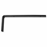 Darrahopens Home & Garden > Bathroom Accessories > Shower Accessories VEVOR Shelf Bracket, Heavy Duty Floating Shelf Brackets 25.6 x 15.5 cm, 4 Pcs Brackets for Shelves, 5mm Thick Matte Black L Shelf Bracket,Steel Shelving Brackets with 72.6 kg Load Capacity