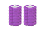 Darrahopens Home & Garden > Bathroom Accessories > Toilet & Bidet Accessories 12pcs Toilet Replacement Brush Heads Toilet Bowl Cleaning Kit-Purple head