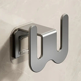 Darrahopens Home & Garden > Bathroom Accessories > Toilet & Bidet Accessories 2-Pack Gun Gray No-Drill Slipper Rack, Space-Saving Wall Storage, Ideal for Dry & Tidy Bathrooms