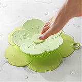 Darrahopens Home & Garden > Bathroom Accessories > Toilet & Bidet Accessories 2 pack PVC Bathtub Drain Cover/Strainer - Dual Use Tub Stopper & Floor Drain Protector - Flower Shape Hair Catcher (Green)