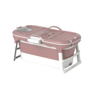 Darrahopens Home & Garden > Bathroom Accessories > Toilet & Bidet Accessories CARLA HOME Foldable Bathtub Adult - Collapsible Soaking Tub - Pink - Folding Bathub In Australia - Darrahopens
