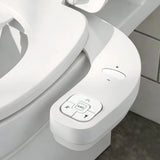 Darrahopens Home & Garden > Bathroom Accessories > Toilet & Bidet Accessories Cefito Ultra-Slim Bidet Attachment Detachable Bidet with Self-Cleaning Dual Nozzle Non-Electric Adjustable Water Pressure, Cold Water Toilet Bide