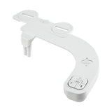 Darrahopens Home & Garden > Bathroom Accessories > Toilet & Bidet Accessories Cefito Ultra-Slim Bidet Attachment Detachable Bidet with Self-Cleaning Dual Nozzle Non-Electric Adjustable Water Pressure, Cold Water Toilet Bide