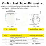 Darrahopens Home & Garden > Bathroom Accessories > Toilet & Bidet Accessories Electric Toilet Bidet Seat Cover Auto Massage Washlet Bathroom Warm Water Dry AU