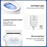 Darrahopens Home & Garden > Bathroom Accessories > Toilet & Bidet Accessories Electric Toilet Bidet Seat Cover Auto Massage Washlet Bathroom Warm Water Dry AU