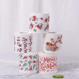 Darrahopens Home & Garden > Bathroom Accessories > Toilet & Bidet Accessories rolls of Christmas themed toilet paper for home, office or restroom