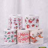 Darrahopens Home & Garden > Bathroom Accessories > Toilet & Bidet Accessories rolls of Christmas themed toilet paper for home, office or restroom