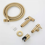 Darrahopens Home & Garden > Bathroom Accessories > Toilet & Bidet Accessories Stainless Steel Toilet Bidet Shattaf Faucet Sprayer, Bidet Sprayer Kit (Gold)