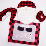 Darrahopens Home & Garden > Bathroom Accessories > Toilet & Bidet Accessories Toilet Seat Covers - Set of 4 - Christmas Toilet Seat Covers - Christmas Bathroom Accessories - Cute Christmas Dwarf Toilet Seats - Christmas Bathroom Decorations - Easy to Clean - Non-Slip Toilet Mats