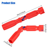 Darrahopens Home & Garden > Bathroom Accessories > Toilet & Bidet Accessories Universal Toilet Seat Installation Wrench – 10/13/17mm Adjustable Bathroom Repair Tool with Rotating Joint, Non-Slip Handle, Compact Design (Red)