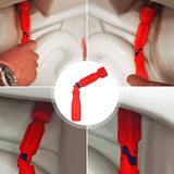 Darrahopens Home & Garden > Bathroom Accessories > Toilet & Bidet Accessories Universal Toilet Seat Installation Wrench – 10/13/17mm Adjustable Bathroom Repair Tool with Rotating Joint, Non-Slip Handle, Compact Design (Red)