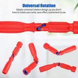 Darrahopens Home & Garden > Bathroom Accessories > Toilet & Bidet Accessories Universal Toilet Seat Installation Wrench – 10/13/17mm Adjustable Bathroom Repair Tool with Rotating Joint, Non-Slip Handle, Compact Design (Red)
