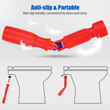 Darrahopens Home & Garden > Bathroom Accessories > Toilet & Bidet Accessories Universal Toilet Seat Installation Wrench – 10/13/17mm Adjustable Bathroom Repair Tool with Rotating Joint, Non-Slip Handle, Compact Design (Red)