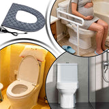 Darrahopens Home & Garden > Bathroom Accessories > Toilet & Bidet Accessories USB Heated Toilet Seat Cover 5 Level Heating with Timer Grey In Australia - Darrahopens