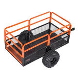 Darrahopens Home & Garden > Bathroom Accessories > Toilet & Bidet Accessories VEVOR Garden Utility Trailer, 28 Cu. Ft. & 800 kg, ATV UTV Trailer, Tow Behind Steel Dump Trailers, Removable Rear Panel, Heavy Duty Pull Behind Yard Trailers for Lawn Mower Tractor Garden Waste