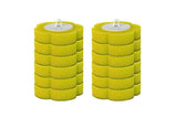 Darrahopens Home & Garden > Bathroom Accessories > Toilet Brushes & Holders 12pcs Toilet Replacement Brush Heads Toilet Bowl Cleaning Kit-Green head
