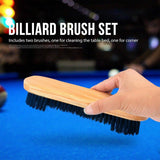 Darrahopens Home & Garden > Bathroom Accessories > Toilet Brushes & Holders 2PCS Brush Rail Brush Set Billiard Table Cleaning Kit Pool Table Corner Brush