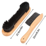 Darrahopens Home & Garden > Bathroom Accessories > Toilet Brushes & Holders 2PCS Brush Rail Brush Set Billiard Table Cleaning Kit Pool Table Corner Brush