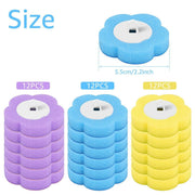 Darrahopens Home & Garden > Bathroom Accessories > Toilet Brushes & Holders 36 Pack Disposable Toilet Bowl Cleaner Wand Refills, 360° Sponge Replacement Heads for Wall Mounted Brush System, Hygienic Deep Cleaning Bathroom Scrubber Pads In Australia - Darrahopens