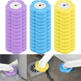Darrahopens Home & Garden > Bathroom Accessories > Toilet Brushes & Holders 36 Pack Disposable Toilet Bowl Cleaner Wand Refills, 360° Sponge Replacement Heads for Wall Mounted Brush System, Hygienic Deep Cleaning Bathroom Scrubber Pads In Australia - Darrahopens