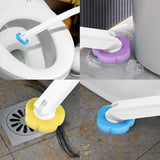 Darrahopens Home & Garden > Bathroom Accessories > Toilet Brushes & Holders 36 Pack Disposable Toilet Bowl Cleaner Wand Refills, 360° Sponge Replacement Heads for Wall Mounted Brush System, Hygienic Deep Cleaning Bathroom Scrubber Pads In Australia - Darrahopens