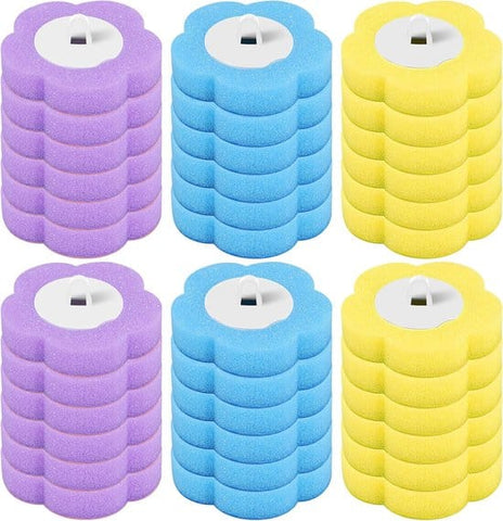 Darrahopens Home & Garden > Bathroom Accessories > Toilet Brushes & Holders 36 Piece Toilet Brush Replacement Heads - With Cleaning Solution & Fragrance - 360° Deep Cleaning - For Hard-to-Reach Corners