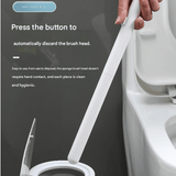Darrahopens Home & Garden > Bathroom Accessories > Toilet Brushes & Holders Beige Disposable Toilet Brush with Wall Mount Holder set - No Touch Replacement System, 360 Degree Rotating Head with Built-in Cleaning Solution, Space Saving Bathroom Cleaner for Homes