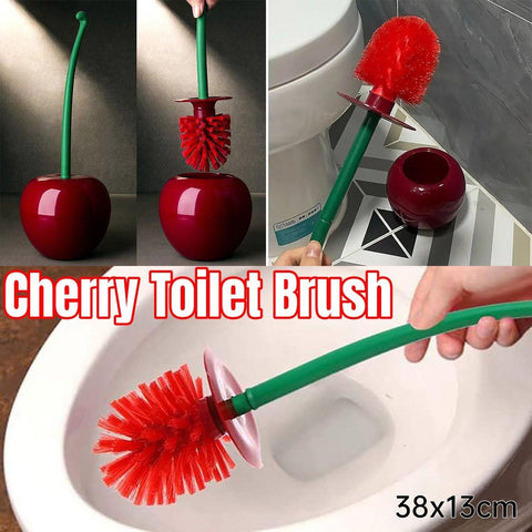 Darrahopens Home & Garden > Bathroom Accessories > Toilet Brushes & Holders Soft Wool Toilet Brush with Long Handle Plastic Cleaning Brush Household Tool