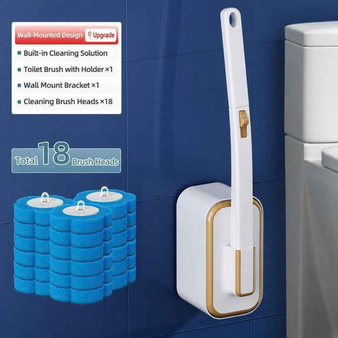 Darrahopens Home & Garden > Bathroom Accessories > Toilet Brushes & Holders Toilet Brush Set White 01