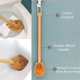Darrahopens Home & Garden > Bathroom Accessories > Toilet Brushes & Holders Toilet brush with wooden handle - Toilet brush (2 pieces)