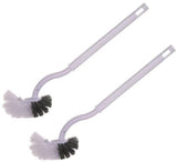 Darrahopens Home & Garden > Bathroom Accessories > Toilet Brushes & Holders Toilet brushes - (2 pieces) - Toilet brush with rim cleaning brush - Curved toilet brush - Hanging toilet brush - S-shaped curved toilet brush