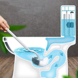 Darrahopens Home & Garden > Bathroom Accessories > Toilet Brushes & Holders Toilet brushes - (2 pieces) - Toilet brush with rim cleaning brush - Curved toilet brush - Hanging toilet brush - S-shaped curved toilet brush