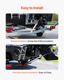 Darrahopens Home & Garden > Bathroom Accessories > Toilet Brushes & Holders VEVOR Transom Saver, 609.6-914.4 mm, Adjustable Boat Transom Saver with Heavy-Duty Head, Corrosion-Resistant Easy-to-Install Transom Savers for Less Than 100 HP Outboard Motor , Fit for Roller & Trailer
