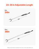 Darrahopens Home & Garden > Bathroom Accessories > Toilet Brushes & Holders VEVOR Transom Saver, 609.6-914.4 mm, Adjustable Boat Transom Saver with Heavy-Duty Head, Corrosion-Resistant Easy-to-Install Transom Savers for Less Than 100 HP Outboard Motor , Fit for Roller & Trailer