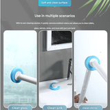 Darrahopens Home & Garden > Bathroom Accessories > Toilet Brushes & Holders White and Grey Disposable Toilet Brush with Wall Mount Holder set - No Touch Replacement System, 360 Degree Rotating Head with Built-in Cleaning Solution, Space Saving Bathroom Cleaner for Homes