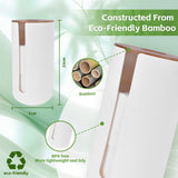 Darrahopens Home & Garden > Bathroom Accessories > Toilet Paper Holders Bamboo Lid Toilet Roll Storage Holder