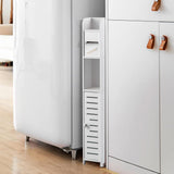 Darrahopens Home & Garden > Bathroom Accessories > Toilet Paper Holders CARLA HOME Slim Bathroom Cabinet with Toilet Paper Holder for Toilet or Laundry Room