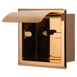 Darrahopens Home & Garden > Bathroom Accessories > Toilet Paper Holders Embedded Style Toilet Paper Holder Stainless Steel Paper Towel Holder Toilet Tissue Rack for Hotel Bathroom Rose Gold In Australia - Darrahopens