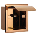 Darrahopens Home & Garden > Bathroom Accessories > Toilet Paper Holders Embedded Style Toilet Paper Holder Stainless Steel Paper Towel Holder Toilet Tissue Rack for Hotel Bathroom Rose Gold In Australia - Darrahopens