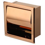 Darrahopens Home & Garden > Bathroom Accessories > Toilet Paper Holders Embedded Style Toilet Paper Holder Stainless Steel Paper Towel Holder Toilet Tissue Rack for Hotel Bathroom Rose Gold In Australia - Darrahopens