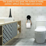 Darrahopens Home & Garden > Bathroom Accessories > Toilet Paper Holders Toilet Paper Holder, Hemp ROpe Towel Holder For Bathroom And Kitchen Bathroom Paper Holder Toilet ROll Holder (Black)